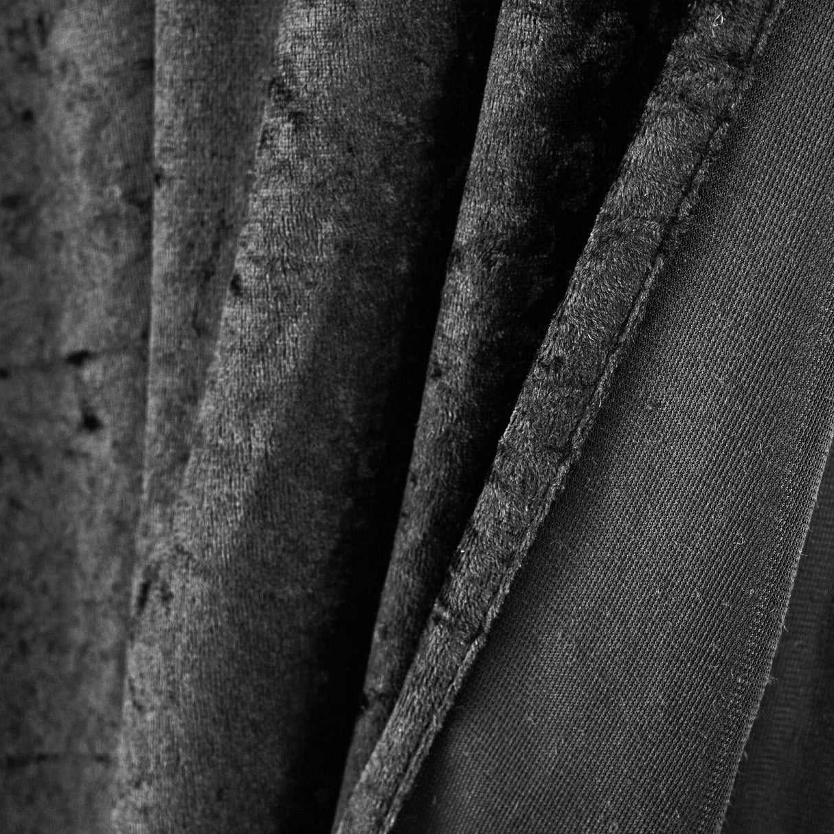 Velvet Backdrop Drape Panel 10 ft x 57 in Black