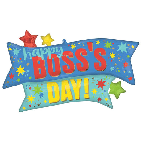 Boss's Day Foil Balloon Banner