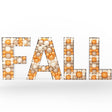 Fall Mosaic Frame Letter Kit