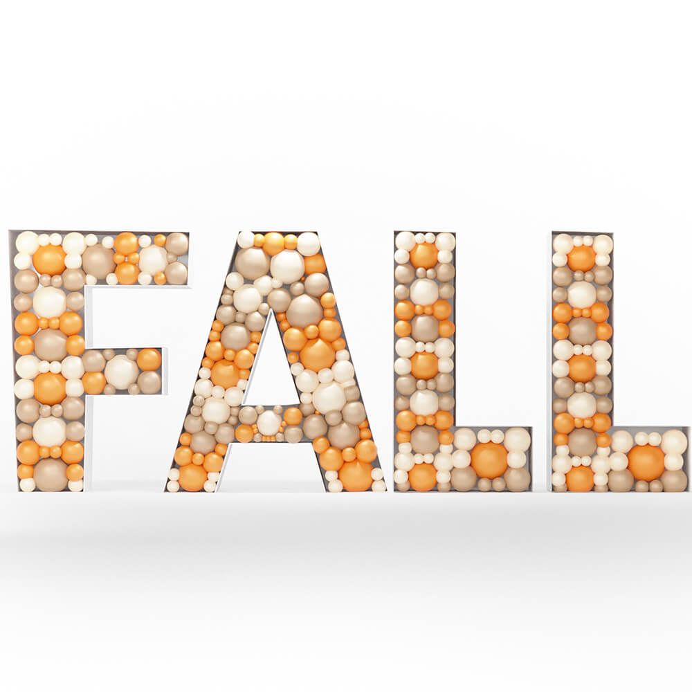 Fall Mosaic Frame Letter Kit