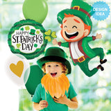 Foil Balloon 39 Inch Jumping Leprechaun