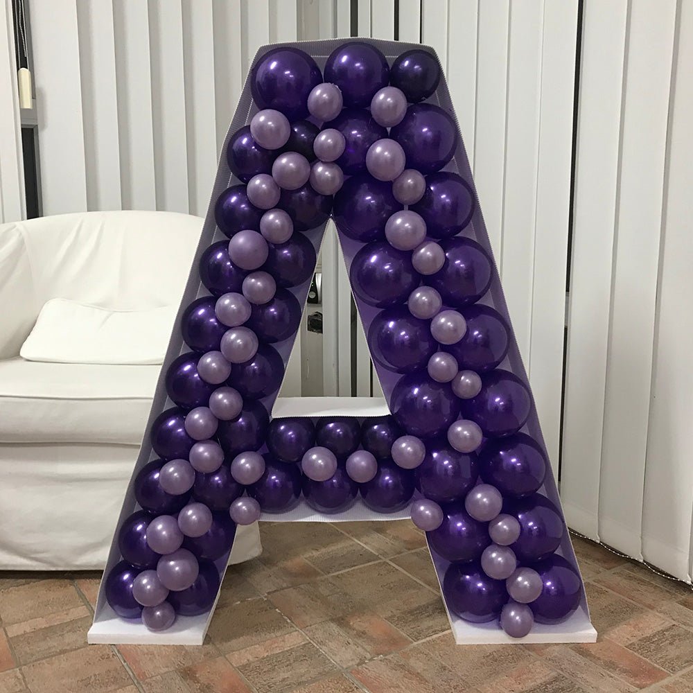 Balloon Letter A Mosaic Frame