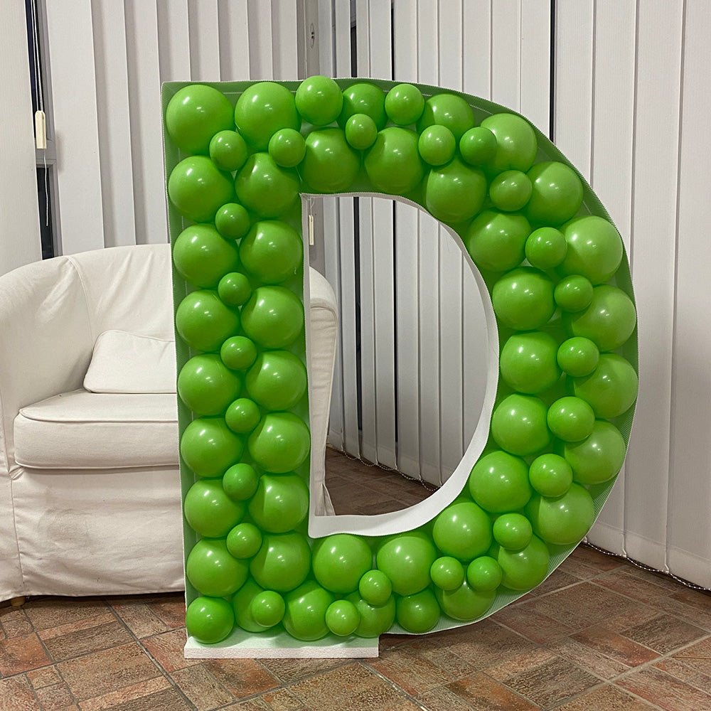 Balloon Letter D Mosaic Frame