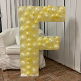 Balloon Letter F Mosaic Frame