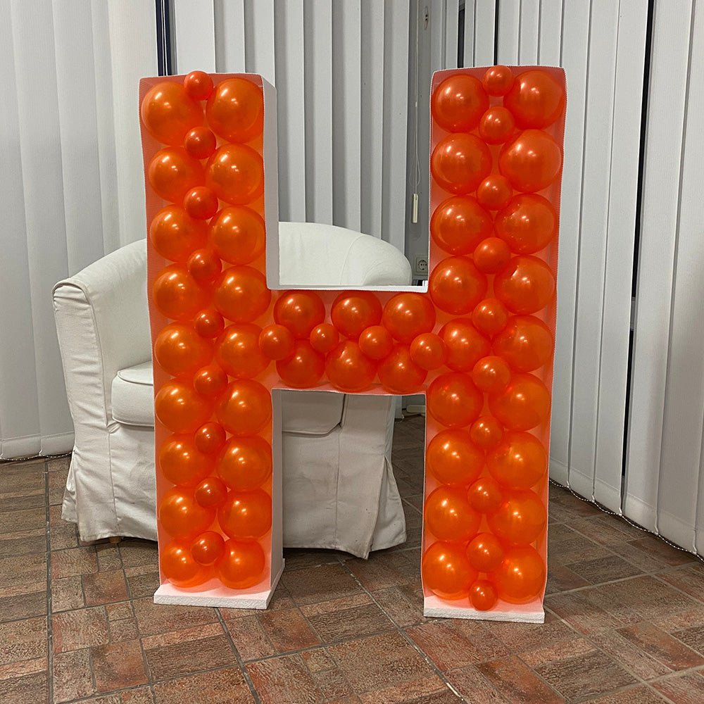 Balloon Letter H Mosaic Frame