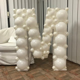 Balloon Letter M Mosaic Frame