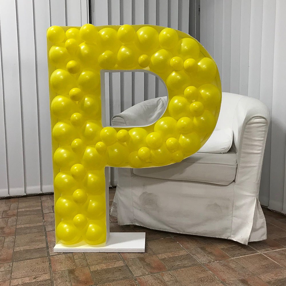 Balloon Letter P Mosaic Frame