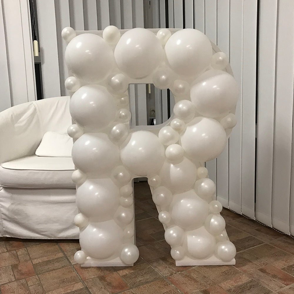 Balloon Letter R Mosaic Frame