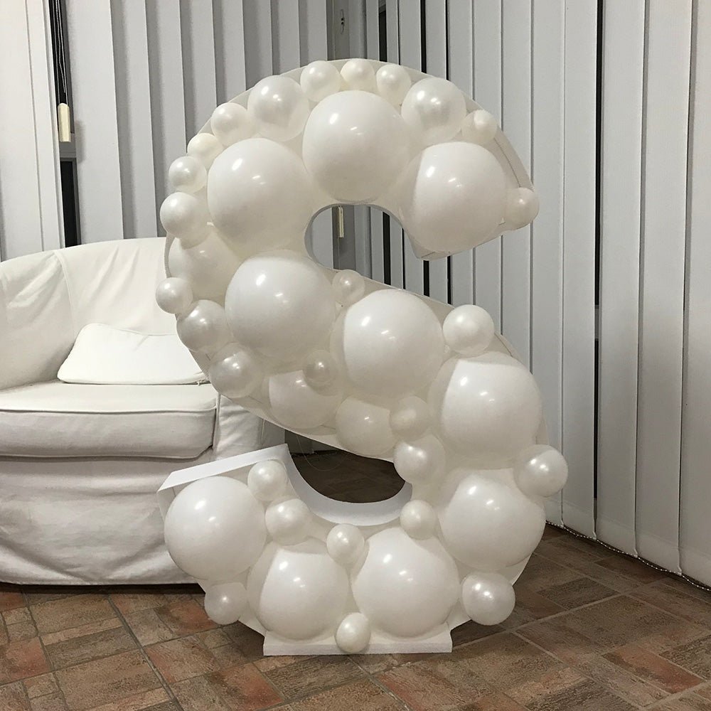 Balloon Letter S Mosaic Frame