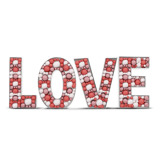 LOVE Mosaic Frame Letter Kit