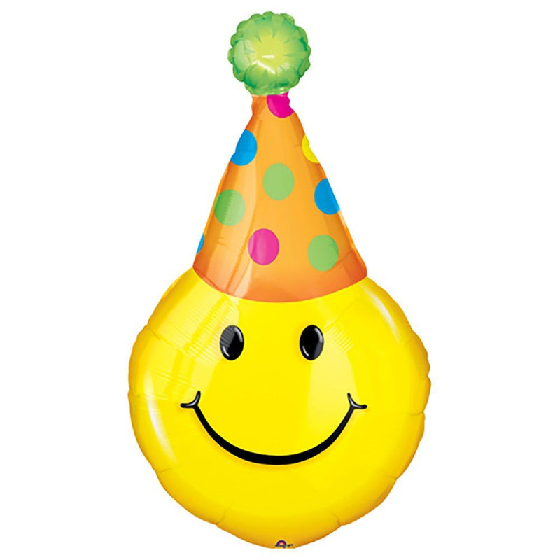 Foil Balloon Party Hat Smiles 39 Inch