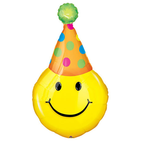Foil Balloon Party Hat Smiles 39 Inch