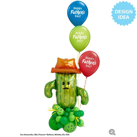 Foil Balloon Potted Cactus 39 Inch