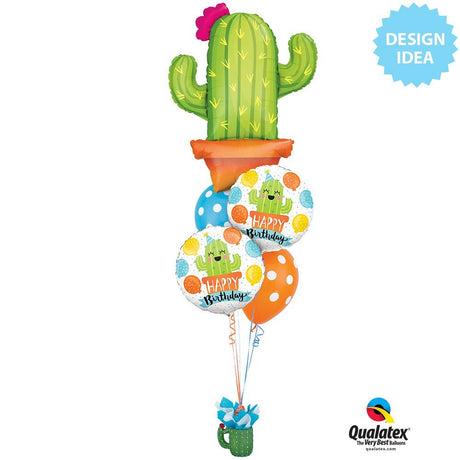 Foil Balloon Potted Cactus 39 Inch