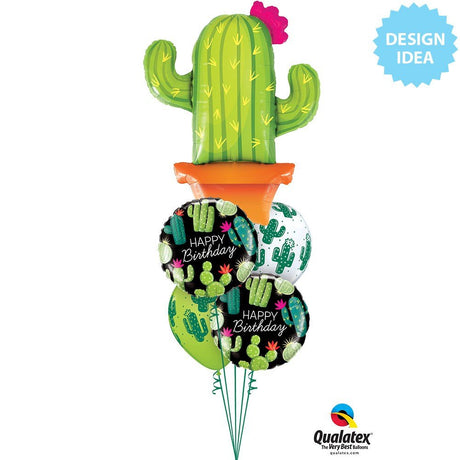 Foil Balloon Potted Cactus 39 Inch