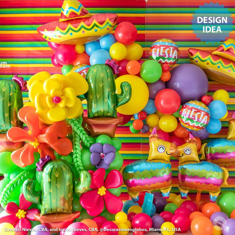 Foil Balloon Potted Cactus 39 Inch
