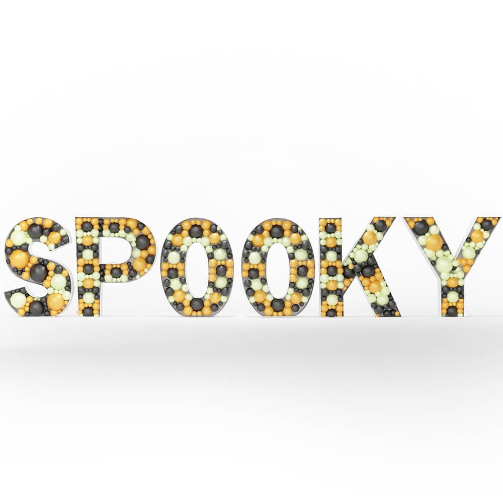 Halloween Mosaic Frame Letter Kit