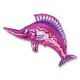 Swordfish Fuchsia Foil Balloon