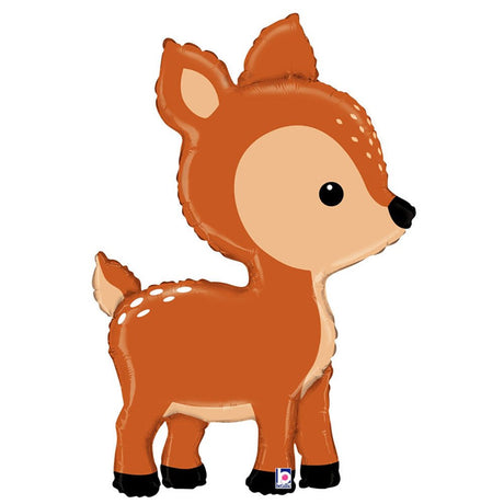 Woodland Deer Foil Balloon 39 Inch