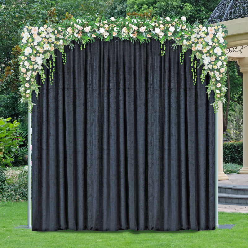 Ice Crushed Velvet Backdrop Curtain 200 GSM