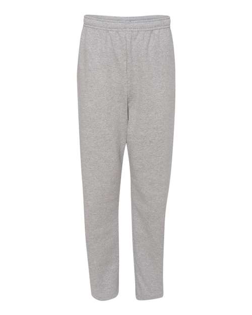 JERZEES Unisex NuBlend Open-Bottom Sweatpants with Pockets