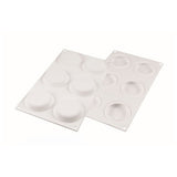 Silikomart " DECOR ROUND 50" Flexible Silicone Baking & Freezing Mold, 1.7 oz.