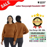 Next Level® Ladies' Heavyweight Long Sleeve Crewneck Sweatshirt