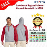 Jerzees® Colorblock Raglan Pullover Hooded Sweatshirt
