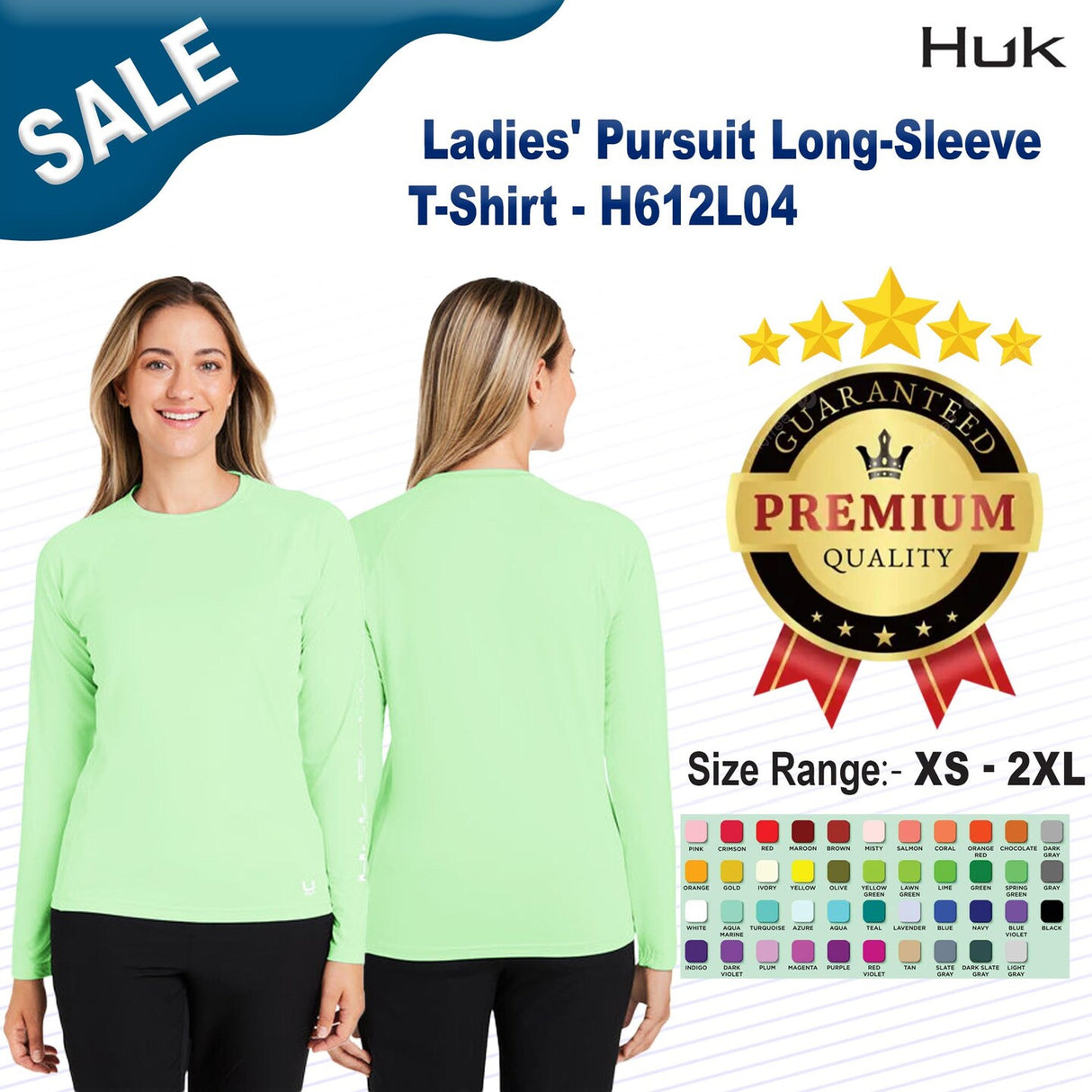 HUK® Ladies Pursuit Long-Sleeve T-Shirt