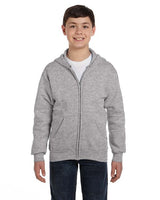 Hanes® Youth Full-Zip Hooded Sweatshirt