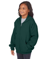 Hanes® Youth Full-Zip Hooded Sweatshirt