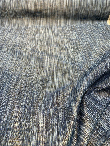Magical Threads Iman Home Polyester Fabric - Navy Blue, Blue White Light Blue, 57" Width (1 Yard)