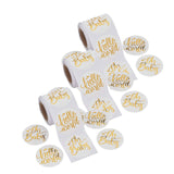 1 1/2"Bulk 100 Pc Baby Shower Sticker Roll