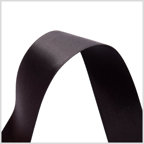 7/8" Black Double Face Satin Ribbon