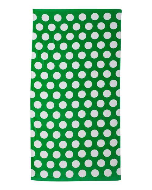 Polka Dot Velour Beach Towel