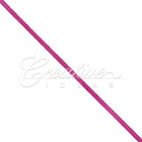 3/8" Satin With Silver Edge Ribbon - 50 Yards (Hot Pink)