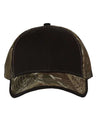 Solid Front Camo Back Cap