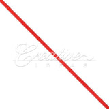 3/8" Satin With Silver Edge Ribbon - 50 Yards (Red)