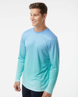 Paragon® Performance Pin Dot Slim Fit Crewneck Long Sleeve T-Shirt
