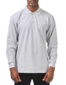 Long Sleeve Pique Polo Shirt
