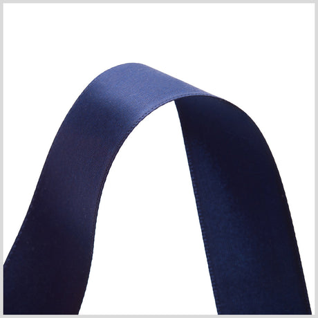 7/8" Navy Double Face Satin Ribbon