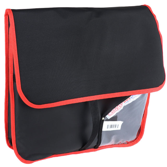 Insulated Red Pizza Bag. Holds Two 18" Pizzas or Three 16" Pizzas