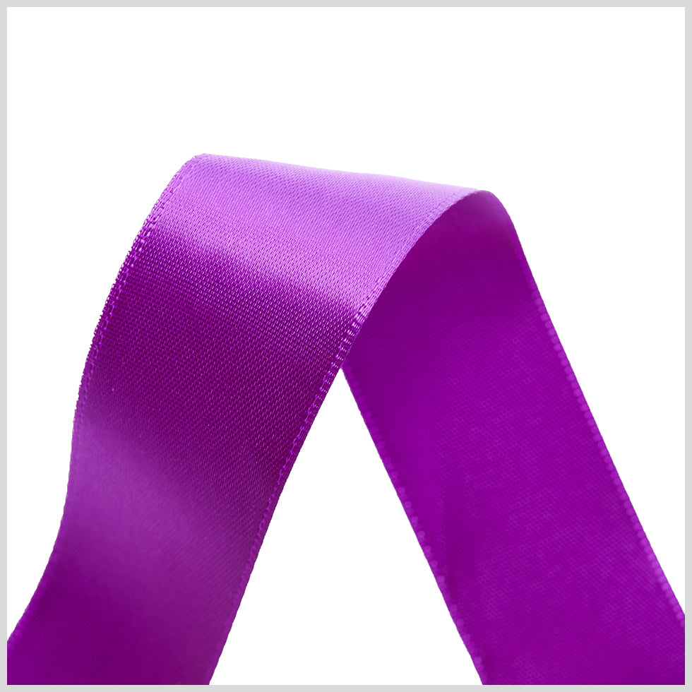 7/8" Purple Double Face Satin Ribbon