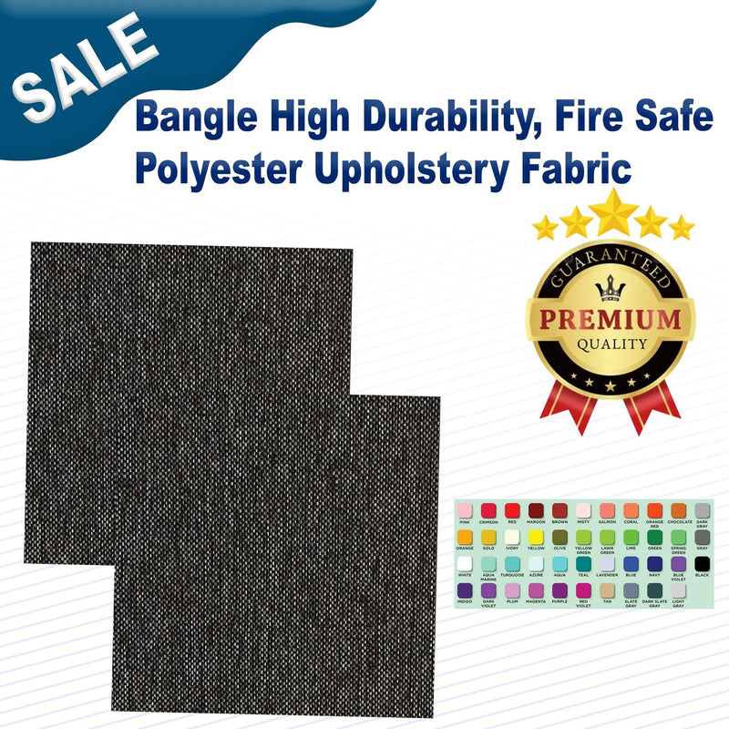 1 Yard Bangle High Durability, Fire Safe Polyester Upholstery Fabric Width: 54"