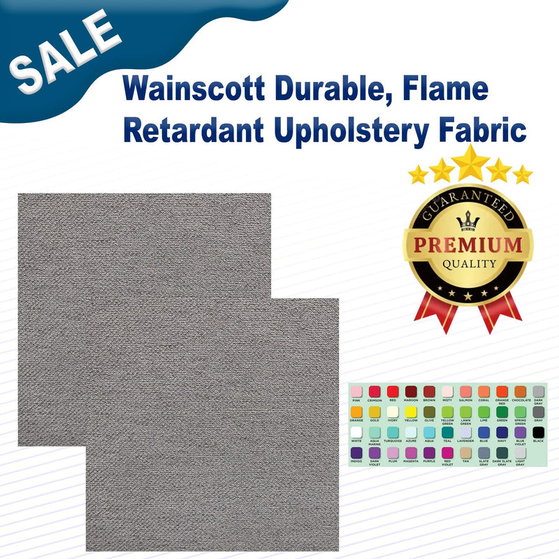 1 Yard Wainscott Durable, Flame Retardant Upholstery Fabric Width: 54