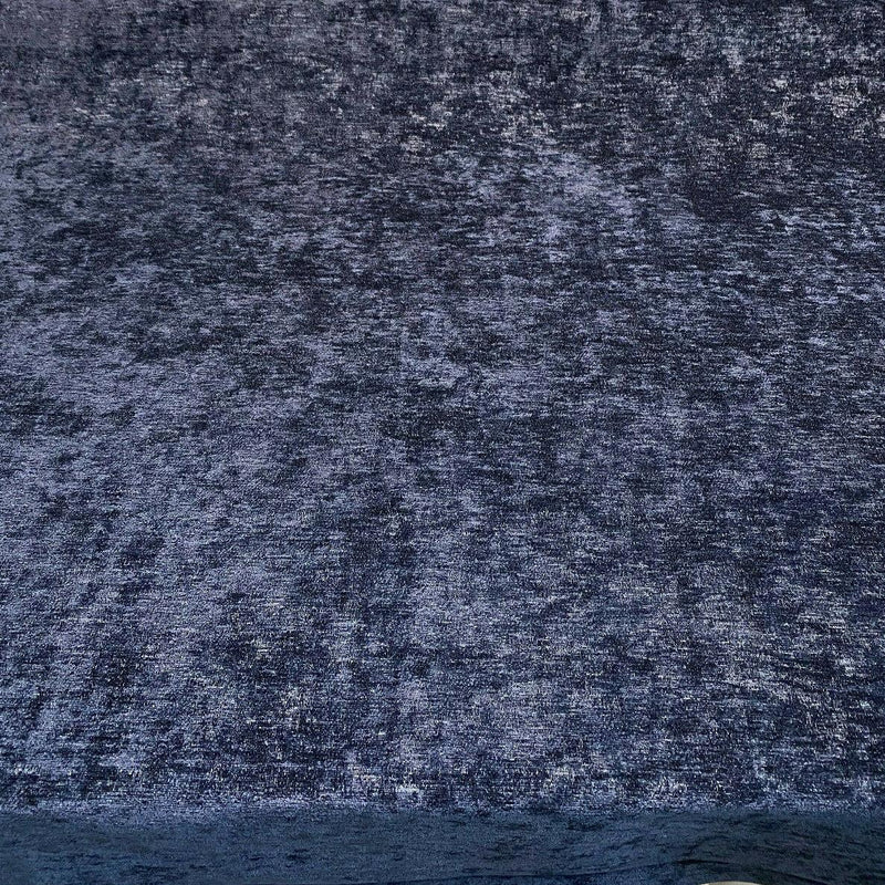 High Garden Polyester Upholstery Fabric - Midnight Blue Jacquard, 56" Width (8 Yard Cut)