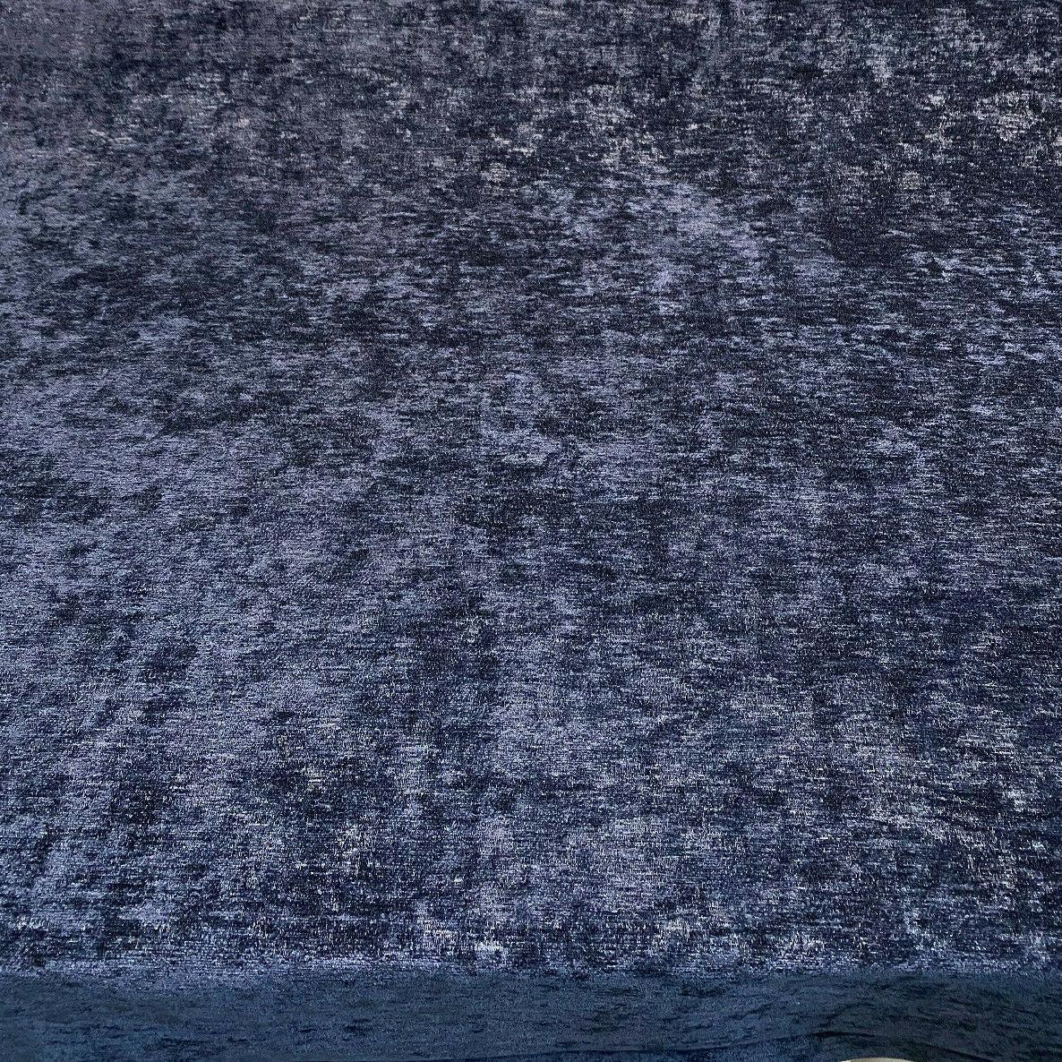High Garden Polyester Upholstery Fabric - Midnight Blue Jacquard, 56" Width (8 Yard Cut)