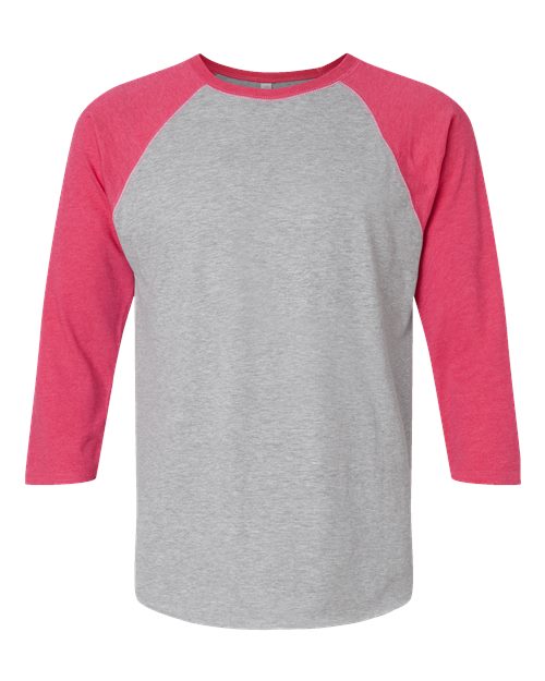 LAT Men's Baseball Fine Jersey Three-Quarter Sleeve Tee