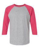 LAT Men's Baseball Fine Jersey Three-Quarter Sleeve Tee