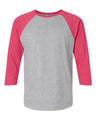 LAT Men's Baseball Fine Jersey Three-Quarter Sleeve Tee